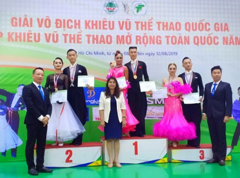 Khiêu vũ thể thao Bình Dương: Phát triển mạnh từ mô hình xã hội hóa