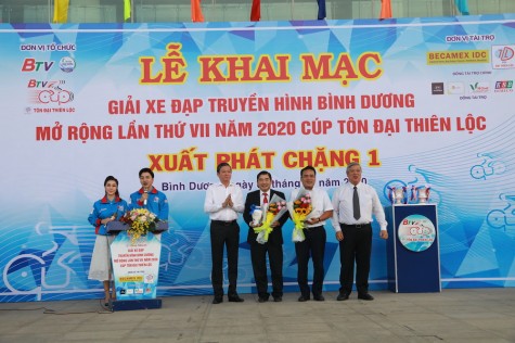 Khai mạc Giải xe đạp Truyền hình Bình Dương mở rộng lần VII - Cúp Tôn Đại Thiên Lộc