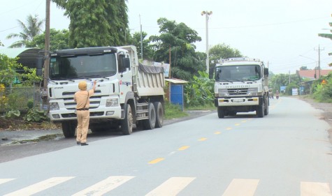 Tình hình giao thông trên đường ĐT746: Chuyển biến tích cực