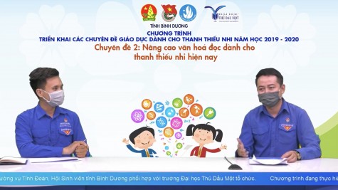 Tỉnh đoàn tổ chức chương trình livestream “Nâng cao văn hóa đọc dành cho thanh thiếu nhi hiện nay”