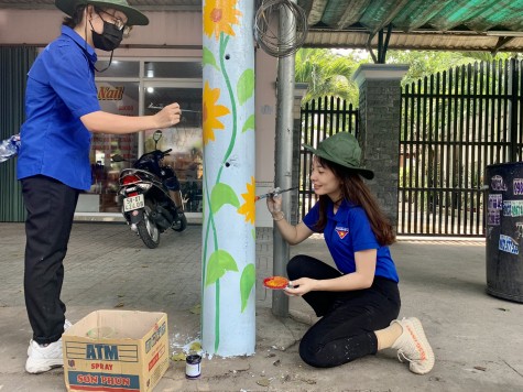 Phường đoàn An Bình, Tp.Dĩ An: Triển khai nhiều mô hình làm theo Bác