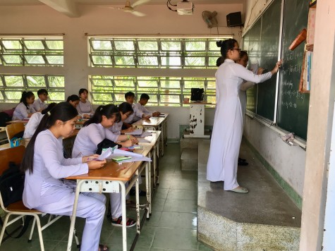 Lo cho học sinh cuối cấp