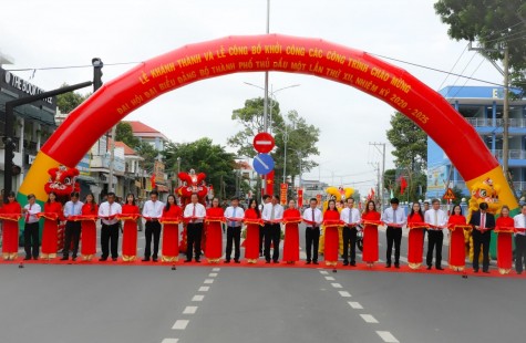 Khánh thành 5 công trình, công bố khởi công các công trình chào mừng Đại hội đại biểu Đảng bộ TP.Thủ Dầu Một nhiệm kỳ 2020-2025