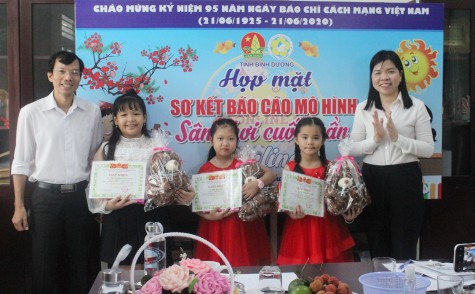 Sơ kết mô hình “Sân chơi cuối tuần online” Bình Dương