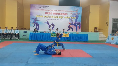 Giải Vovinam TP.Thủ Dầu Một năm 2020: Hơn 150 võ sinh tham gia