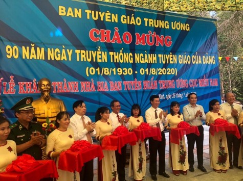 Khánh thành công trình Cải tạo, nâng cấp Nhà bia kỷ niệm Ban Tuyên huấn Trung ương