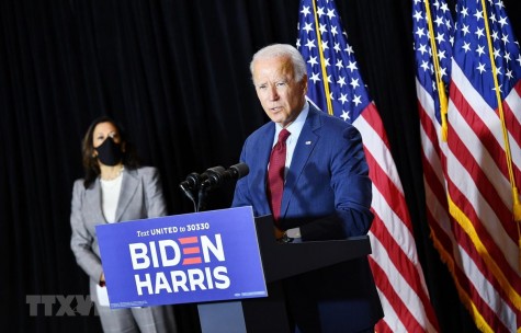 Ông Joe Biden chính thức đại diện đảng Dân chủ tranh cử Tổng thống Mỹ