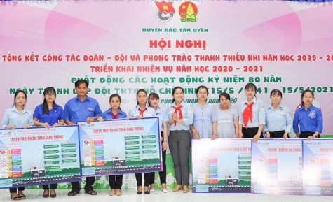 Huyện đoàn Bắc Tân Uyên: Tổng kết công tác Đoàn - Đội, phong trào thanh thiếu nhi năm học 2019-2020