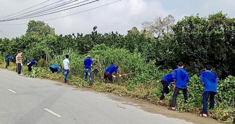 Huyện đoàn Bắc Tân Uyên: Ra quân hưởng ứng Chiến dịch làm cho thế giới sạch hơn