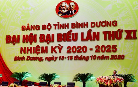 Đại hội đại biểu Đảng bộ tỉnh Bình Dương lần thứ XI tiến hành phiên họp trù bị