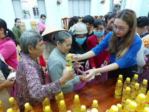 Phường đoàn Thái Hòa (TX.Tân Uyên): Phối hợp tổ chức “Phiên chợ 0 đồng”