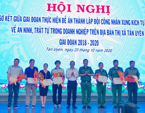 TX.Tân Uyên: Thành lập 225 Đội Công nhân xung kích tự quản về an ninh trật tự