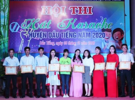 Sôi nổi hội thi hát karaoke huyện Dầu Tiếng năm 2020