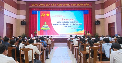 TX.Tân Uyên: Phối hợp tổ chức thi tuyển công chức cấp xã năm 2020