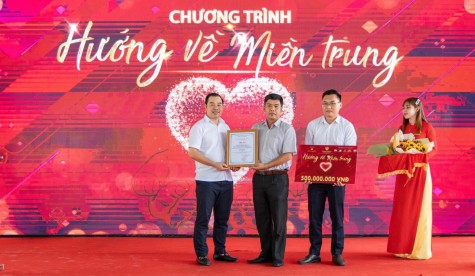 Tiếp nhận hơn 22 tỷ đồng ủng hộ các tỉnh miền Trung