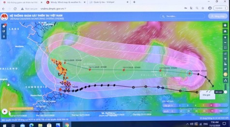 Bão số 13 di chuyển nhanh, gây gió giật cấp 12 trở lên ở Biển Đông