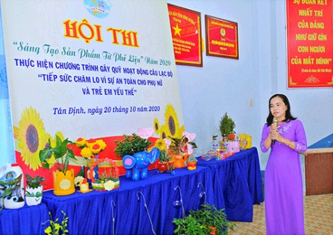 Phụ nữ Bắc Tân Uyên: Lan tỏa phong trào chống rác thải nhựa