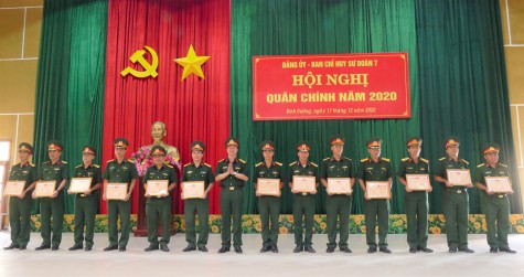 Sư đoàn bộ binh 7 (Quân đoàn 4): Thực hiện hoàn thành xuất sắc nhiệm vụ năm 2020