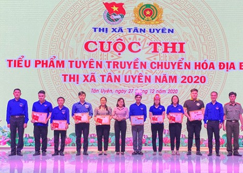 Thị đoàn Tân Uyên: Phối hợp tổ chức cuộc thi tiểu phẩm tuyên truyền chuyển hóa địa bàn