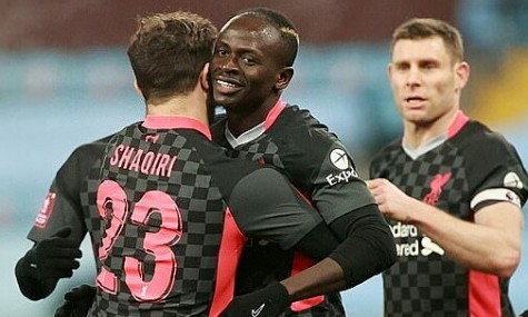 Liverpool vùi dập Aston Villa ở Cup FA