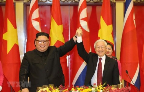 Tổng Bí thư Nguyễn Phú Trọng gửi điện mừng Tổng Bí thư Kim Jong-un