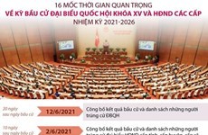 16 mốc quan trọng về kỳ bầu cử đại biểu Quốc hội khóa XV, HĐND các cấp