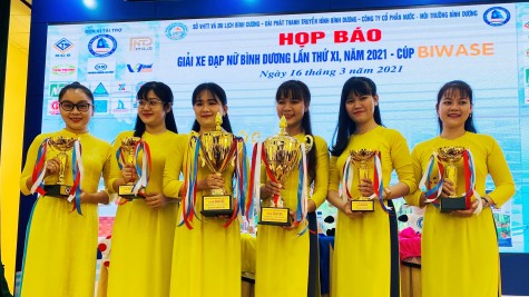 Sôi động Giải xe đạp nữ Bình Dương lần XI - Cúp Biwase