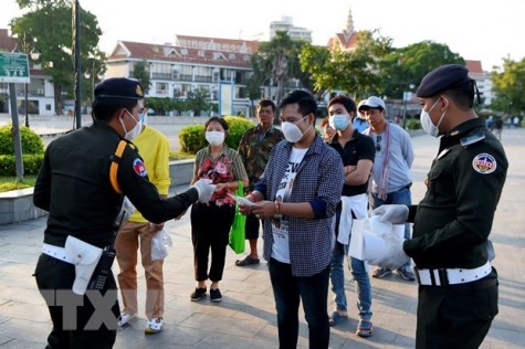 Campuchia siết chặt biện pháp phòng dịch ở thủ đô và 4 tỉnh lân cận