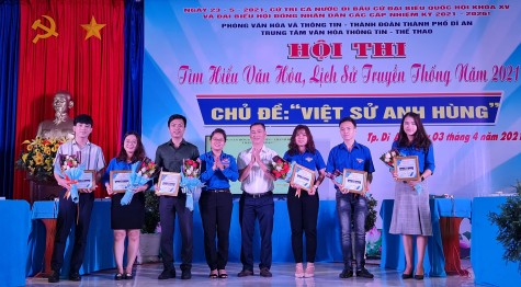 Hội thi "Việt sử anh hùng" TP.Dĩ An: 12 đội tham gia