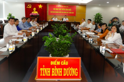 Ủy ban Kiểm tra Trung ương: Giao ban ngành Kiểm tra Đảng quý I-2021