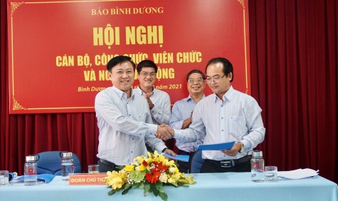 Báo Bình Dương tổ chức Hội nghị cán bộ, công chức, viên chức và người lao động