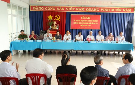 Lấy ý kiến tín nhiệm của cử tri nơi cư trú đối với người ứng cử đại biểu HĐND các cấp