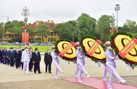 Lãnh đạo Đảng, Nhà nước vào Lăng viếng Chủ tịch Hồ Chí Minh