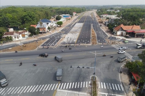 Thông xe tuyến Mỹ Phước - Tân Vạn đoạn giao nhau với đường ĐT 741