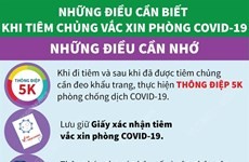 Những điều cần nhớ khi tiêm chủng vaccine phòng COVID-19