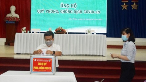 Công ty TNHH MTV Cao su Dầu Tiếng: Trên 284 triệu đồng ủng hộ Quỹ phòng, chống dịch Covid-19