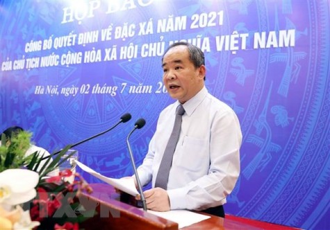 Công bố Quyết định về đặc xá năm 2021 của Chủ tịch nước