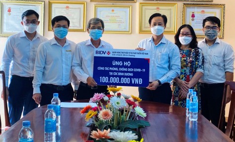 BIDV chi nhánh Bình Dương: Nhiều hoạt động ủng hộ phòng, chống dịch bệnh Covid-19