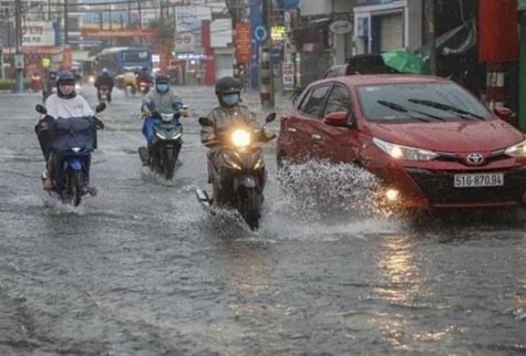 Bắc Bộ sáng 9/7 còn mưa to, Tây Nguyên và Nam Bộ mưa dông đến hết 11/7