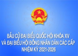 BẦU CỬ QUỐC HỘI KHÓA XV VÀ HĐND CÁC CẤP NHIỆM KỲ 2021-2026