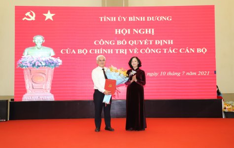 Đồng chí Nguyễn Văn Lợi giữ chức Bí thư Tỉnh ủy Bình Dương