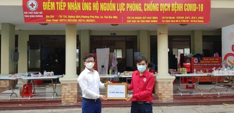 Công ty Bảo Việt Nhân thọ Bình Dương: Ủng hộ phòng, chống Covid-19