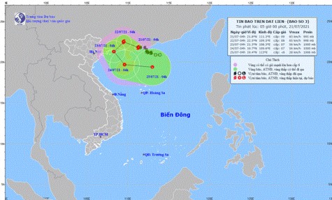 Bão số 3 có khả năng đi ra ngoài Biển Đông, vẫn gây mưa nhiều nơi