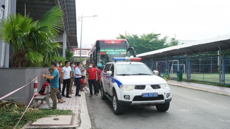 Đoàn y, bác sĩ Quảng Trị đến chi viện Bình Dương phòng, chống Coivd-19