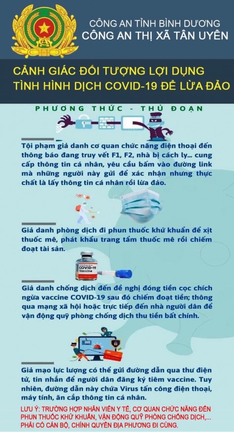 “Thư ngỏ” mong toàn dân đoàn kết vừa chống dịch, vừa phòng chống tội phạm lừa đảo