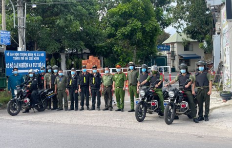 Bảo đảm an ninh trật tự trong khu cách ly, khu điều trị Covid-19: Chủ động trong mọi tình huống