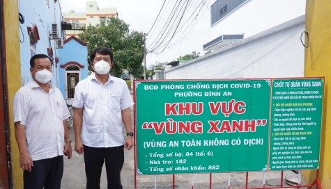 Lãnh đạo TP. Dĩ An kiểm tra công tác thiết lập vùng xanh trên địa bàn