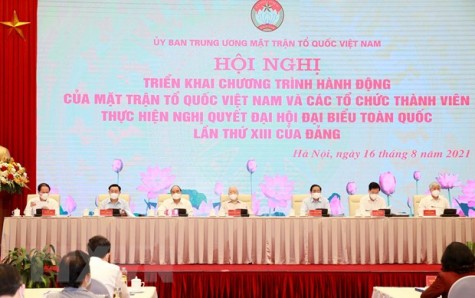 Tổng Bí thư dự Hội nghị toàn quốc Chương trình hành động của Mặt trận Tổ quốc