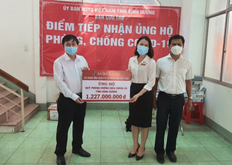 Ủy ban MTTQ Việt Nam tỉnh Bình Dương: Tiếp nhận hơn 548 tỷ đồng ủng hộ phòng chống Covid-19