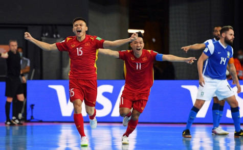 Đội tuyển Futsal Việt Nam thua Brazil trận đầu ra quân